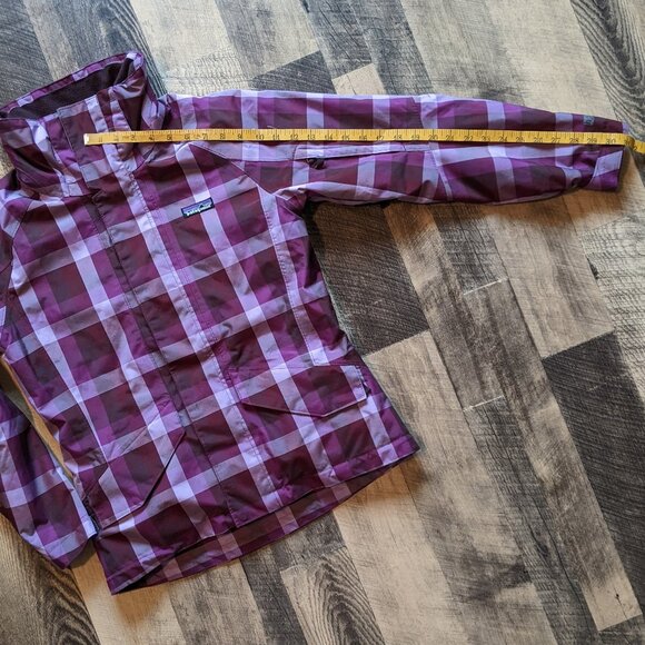 Patagonia Insulated Sidewall Jacket Plaid Ski Snowboard - Picture 8 of 9
